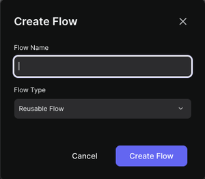 adding a reuseable flow modal