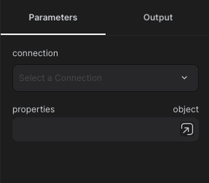 parameters of a connection node