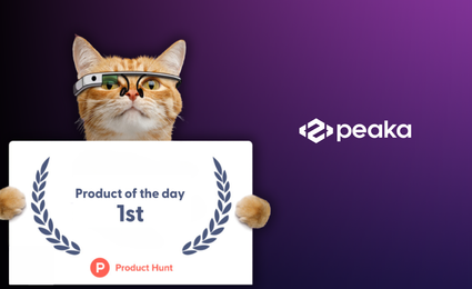 Product Hunt no.1 product of the day badge