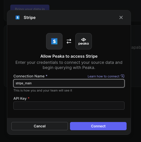 Connecting Stripe Account