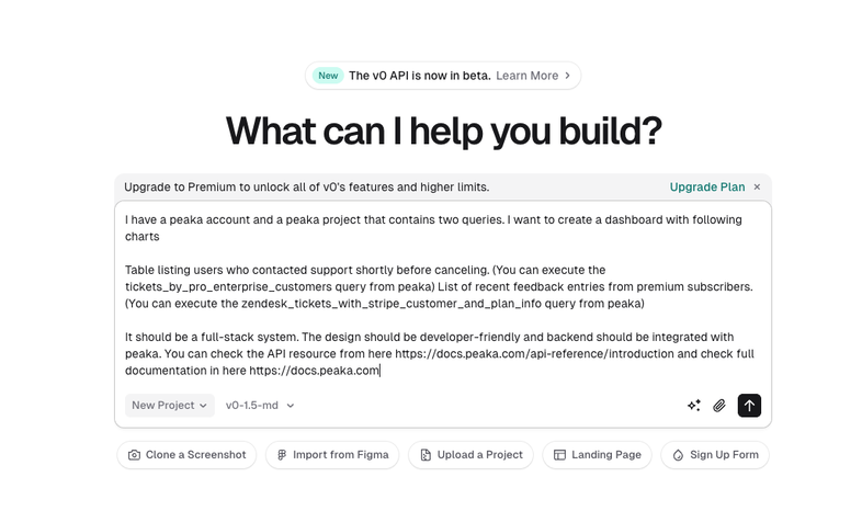 V0 initial prompt